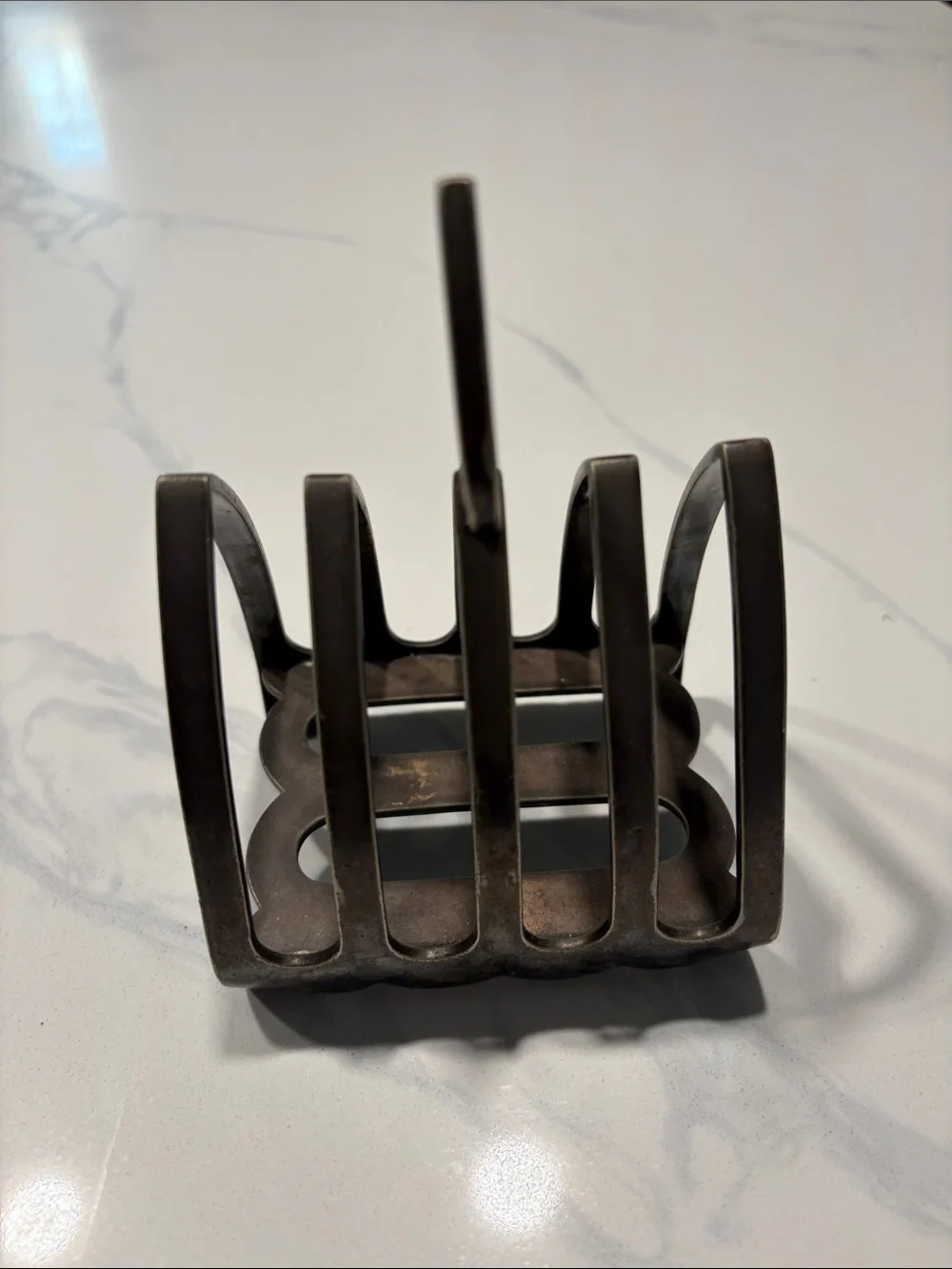 Antique Silver Toast Rack - Picture 3 of 6